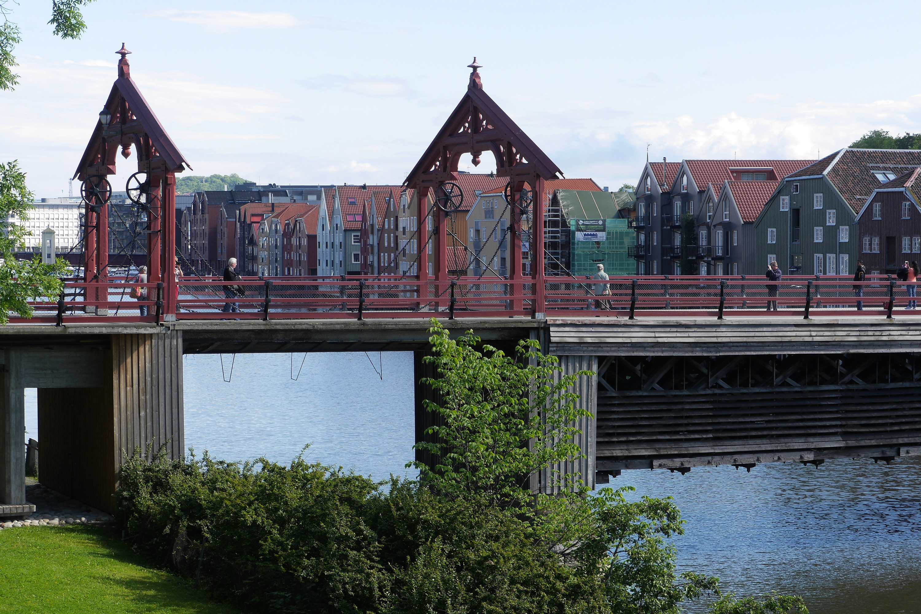 Trondheim Stadtbrücke von 1861